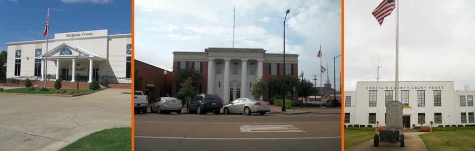 Mississippi County Seats